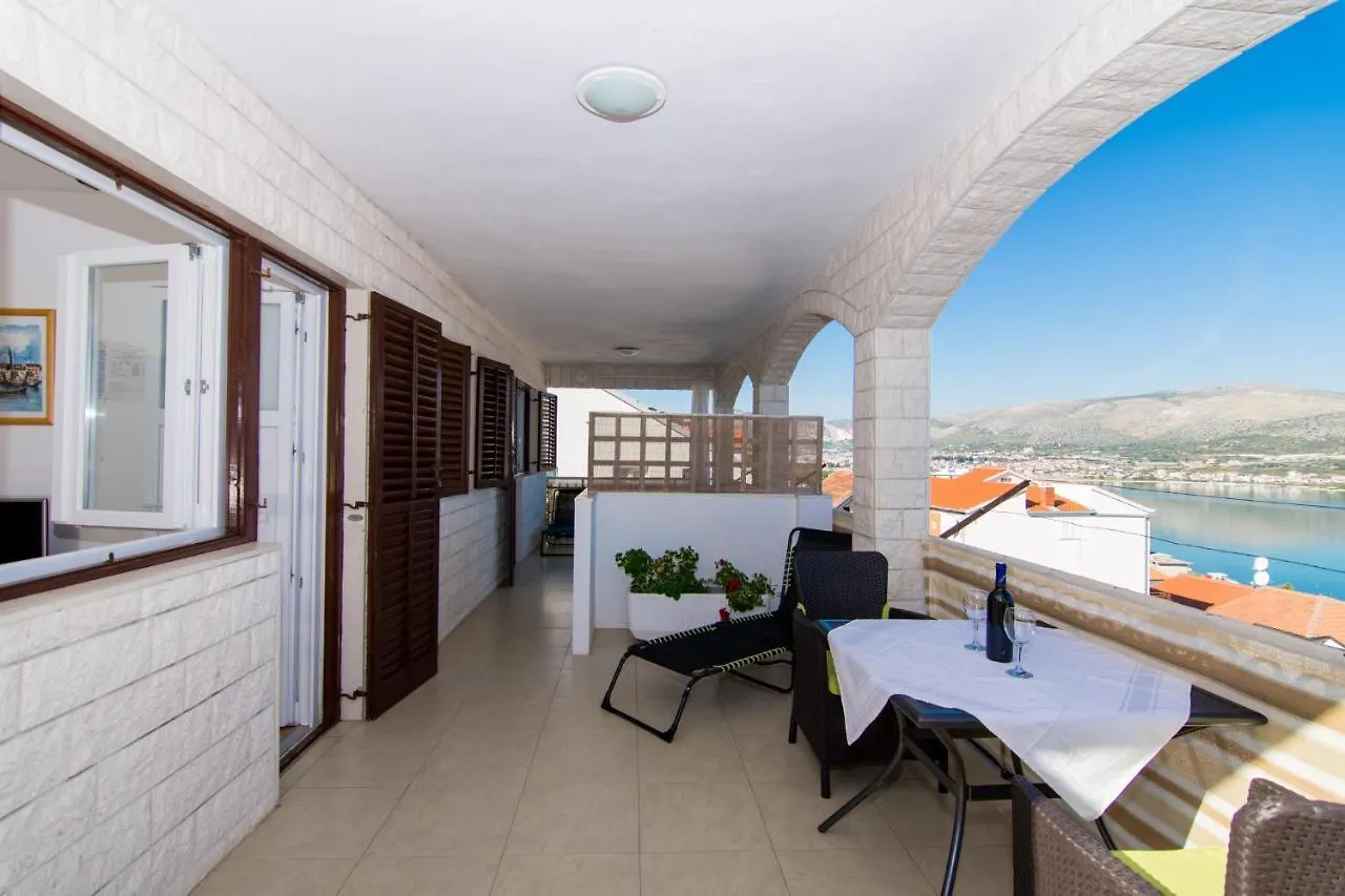 Holidays Apartments Slanada With Terrace And Sea View, Near The Beach & Town Trogir, Free Parking, Quiet Place On Peninsula Ciovo
