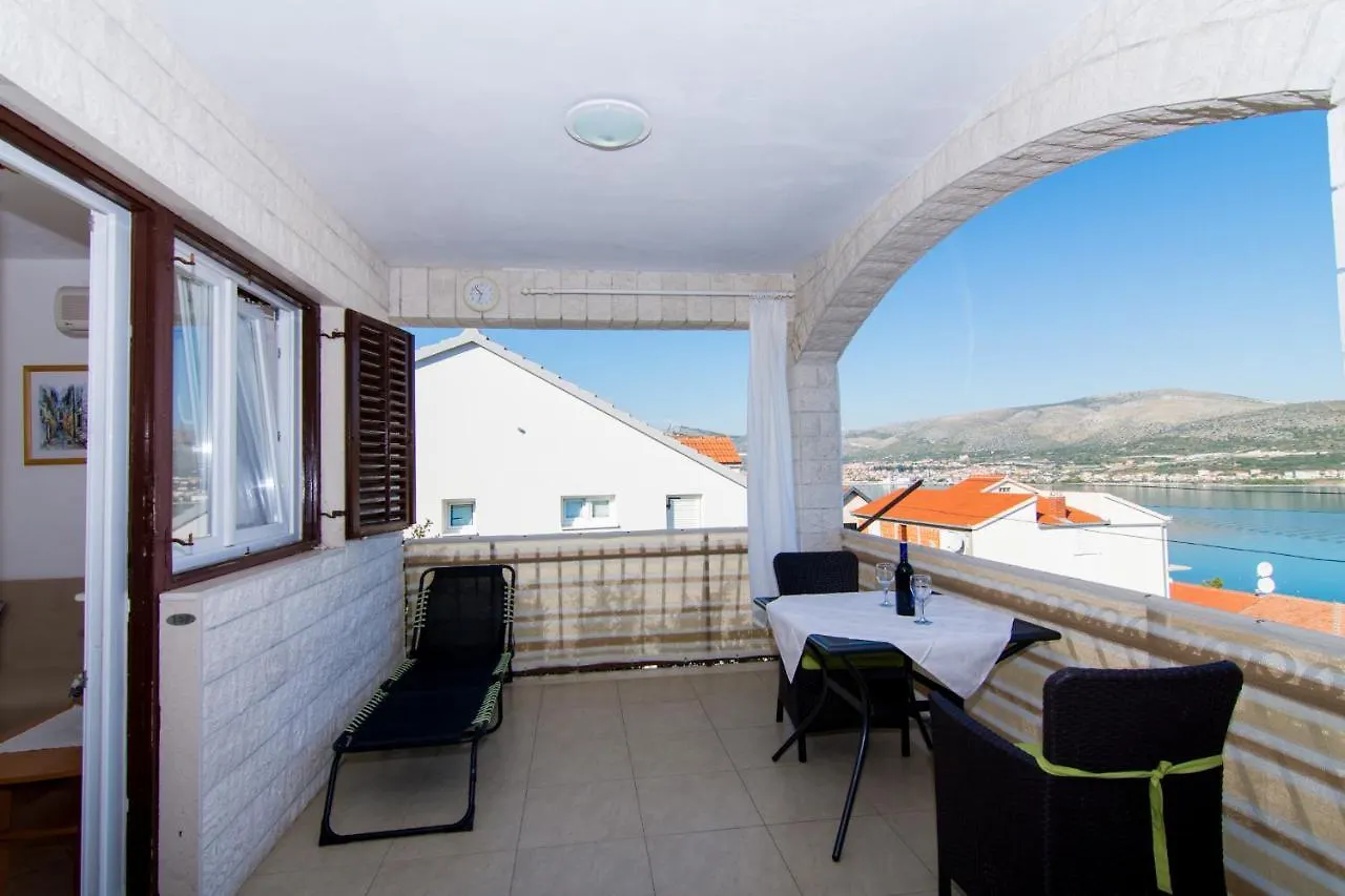 Holidays Apartments Slanada With Terrace And Sea View, Near The Beach & Town Trogir, Free Parking, Quiet Place On Peninsula Ciovo Trogir