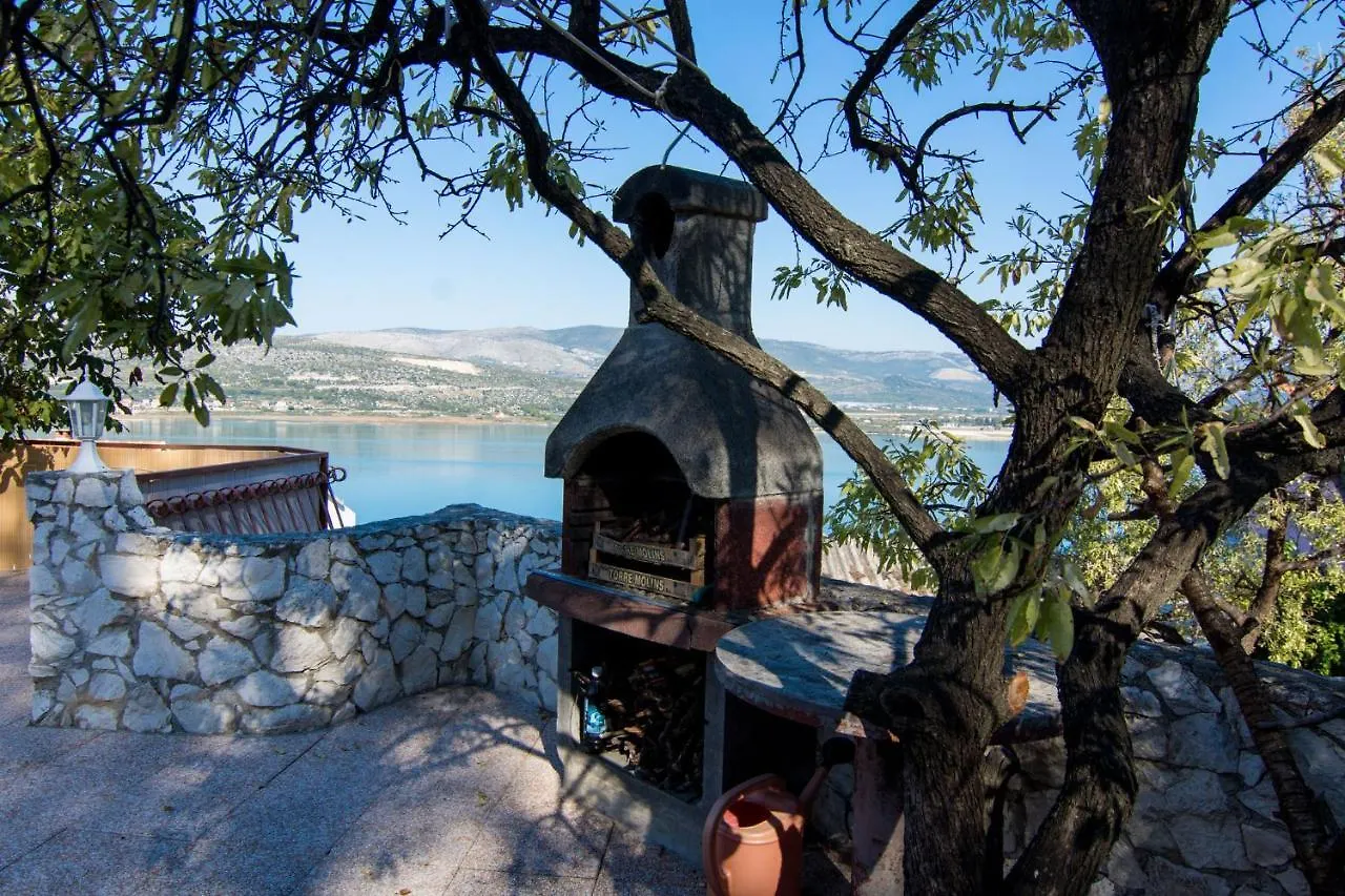 Holidays Apartments Slanada With Terrace And Sea View, Near The Beach & Town Trogir, Free Parking, Quiet Place On Peninsula Ciovo